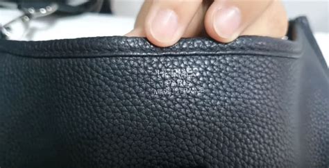 how to tell a real hermes evelyne bag|hermes evelyne bag knockoff.